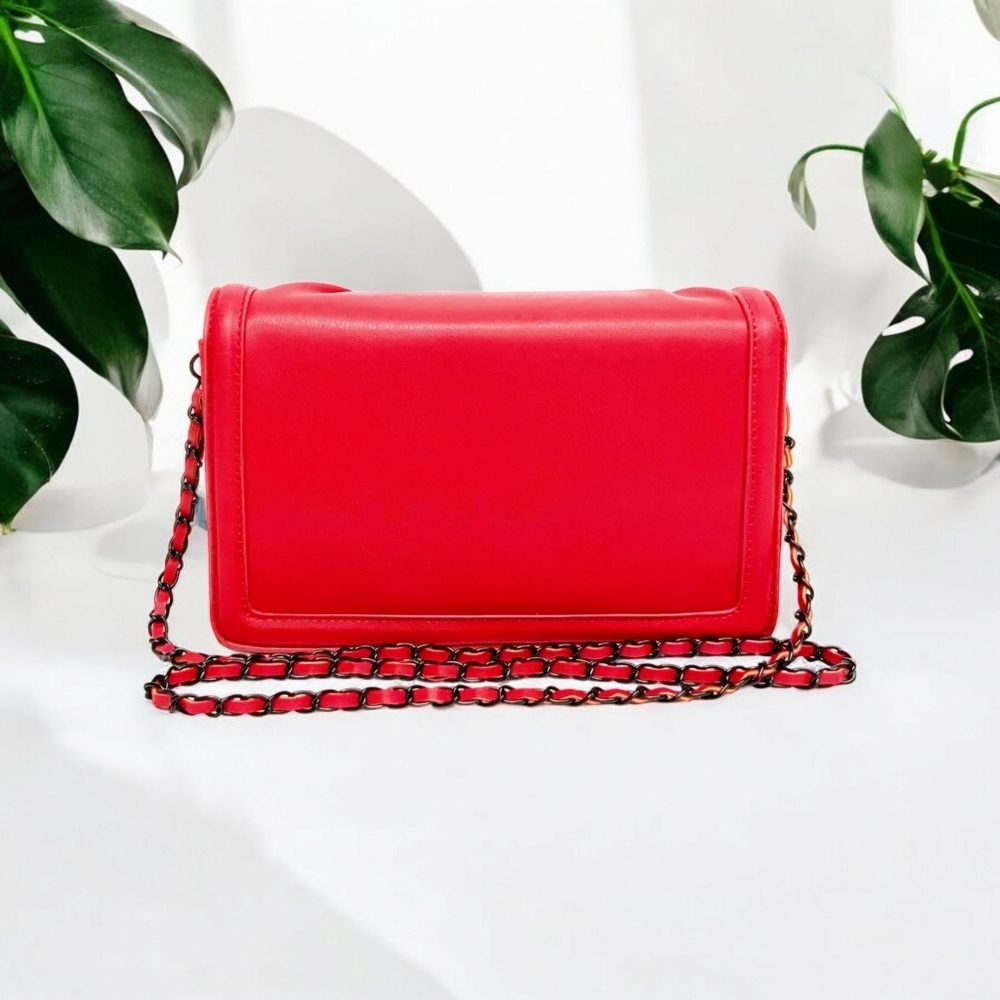 NWT Badgley Mischka Large Pleated Crossbody - Picture 3 of 8